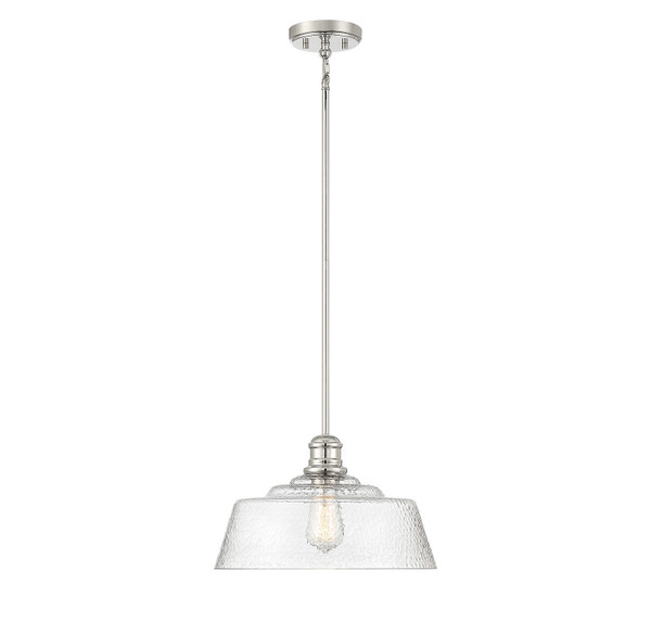 Meridian - M7023PN - One Light Pendant - Polished Nickel