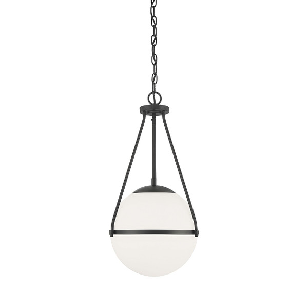 Meridian - M7025MBK - One Light Pendant - Matte Black