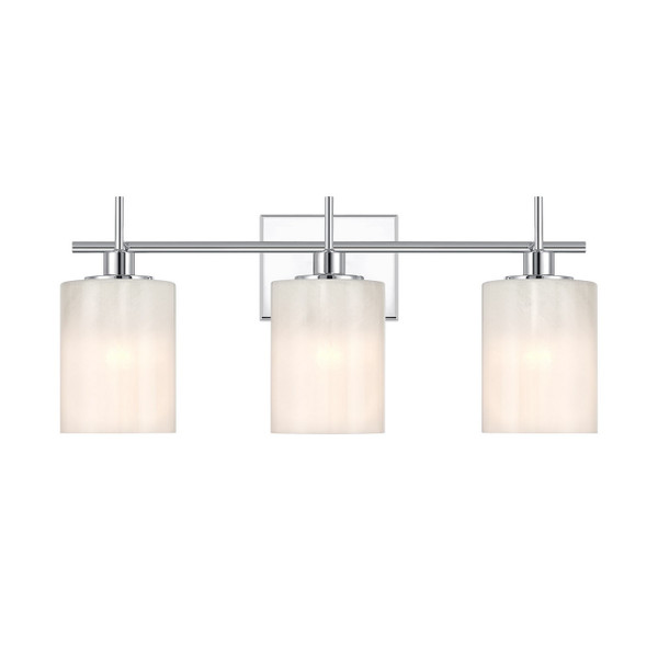 Meridian - M80084CH - Three Light Bathroom Vanity - Chrome