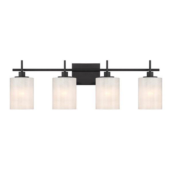 Meridian - M80085MBK - Four Light Bathroom Vanity - Matte Black