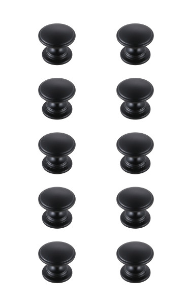 Elegant Lighting - KB2004-MB-10PK - Knob Multipack (Set of 10) - Kaid - Matte Black