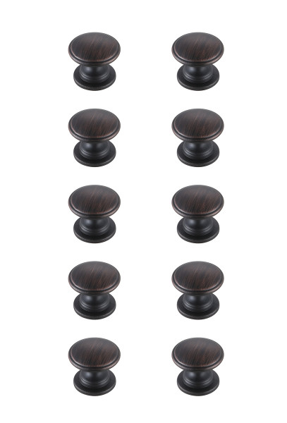 Elegant Lighting - KB2004-ORB-10PK - Knob Multipack (Set of 10) - Kaid - Oil-rubbed Bronze