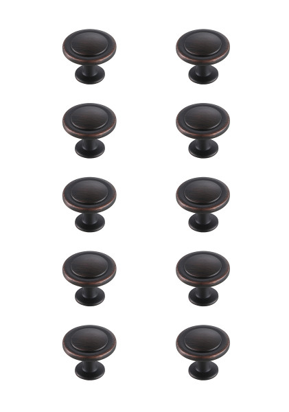 Elegant Lighting - KB2005-ORB-10PK - Knob Multipack (Set of 10) - Logyn - Oil-rubbed Bronze