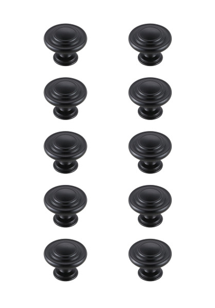 Elegant Lighting - KB2006-MB-10PK - Knob Multipack (Set of 10) - Minu - Matte Black