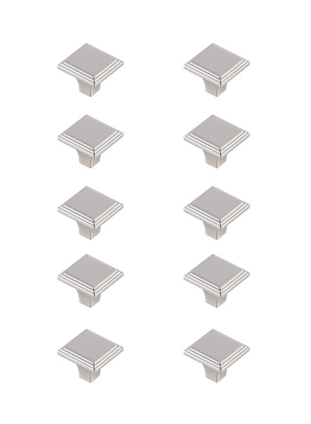 Elegant Lighting - KB2012-NK-10PK - Knob Multipack (Set of 10) - Wilow - Brushed Nickel