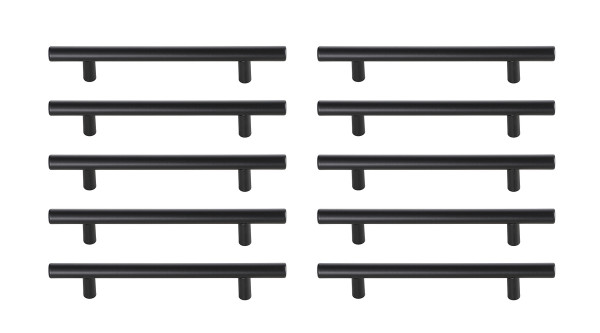 Elegant Lighting - PL400-5-MB-10PK - Bar Pull Multipack (set of 10) - Quinn - Matte Black