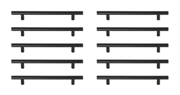 Elegant Lighting - PL400-6-MB-10PK - Bar Pull Multipack (set of 10) - Quinn - Matte Black