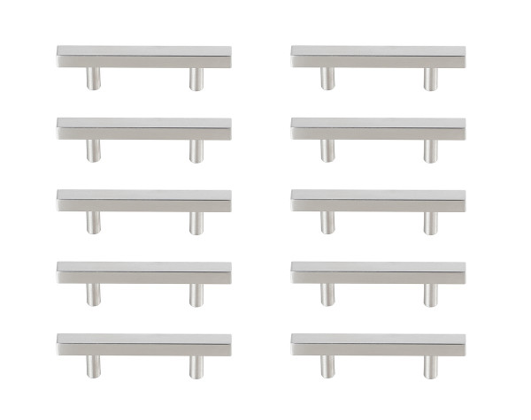 Elegant Lighting - PL402-3-NK-10PK - Bar Pull Multipack (set of 10) - Dior - Brushed Nickel