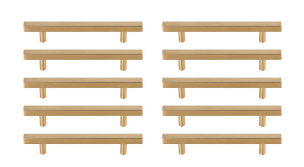 Elegant Lighting - PL402-5-BR-10PK - Bar Pull Multipack (set of 10) - Dior - Brass