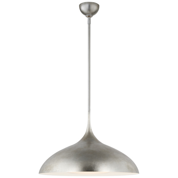 Visual Comfort Signature - ARN 5372BSL-SWG - LED Pendant - Agnes - Burnished Silver Leaf