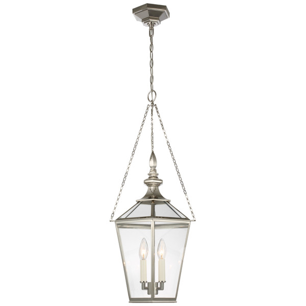 Visual Comfort Signature - CHC 5410PN-CG - LED Lantern - Evaline - Polished Nickel