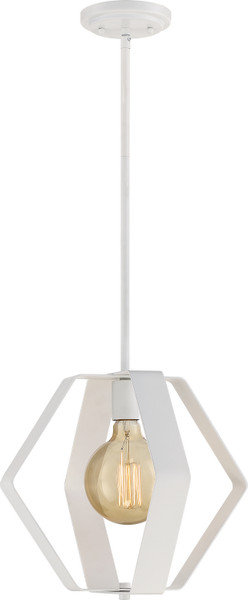 Nuvo Lighting - 60-6396 - One Light Pendant - Zen - White