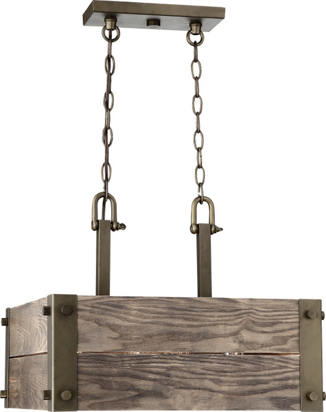 Nuvo Lighting - 60-6422 - Four Light Pendant - Winchester - Bronze