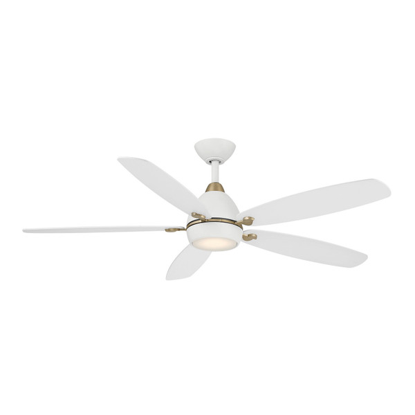 Minka Aire - F649L-ALW/BBR - 52 Ceiling Fan - Soreno - Alabaster White