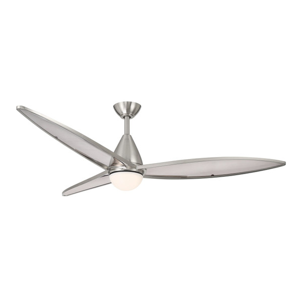 Minka Aire - F757L-BN - 64 Ceiling Fan - Fleur - Brushed Nickel