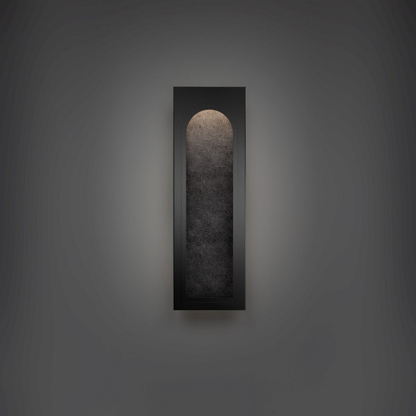 Modern Forms - WSW246619-BV/BK - LED Outdoor Wall Sconce - Cadey - Basalt Stone/Black