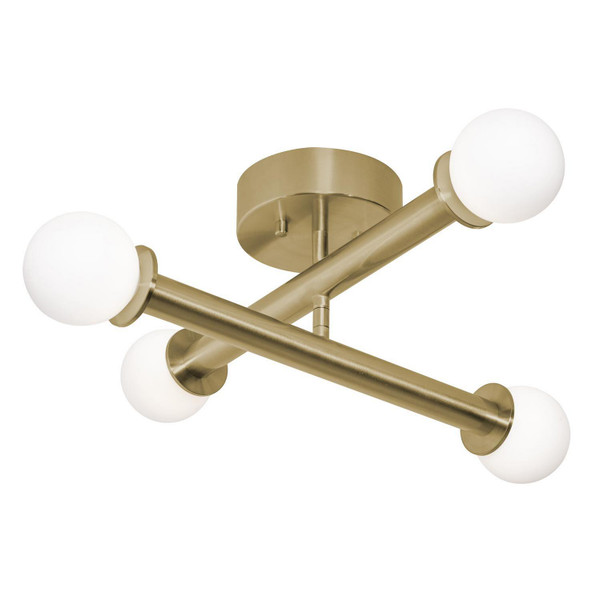 AFX Lighting - LANF20LAJUDLB - LED Flush Mount - Lane - Light Antique Brass