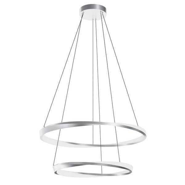 AFX Lighting - OBRP2432LAJUDSN - LED Pendant - Oberon - Satin Nickel