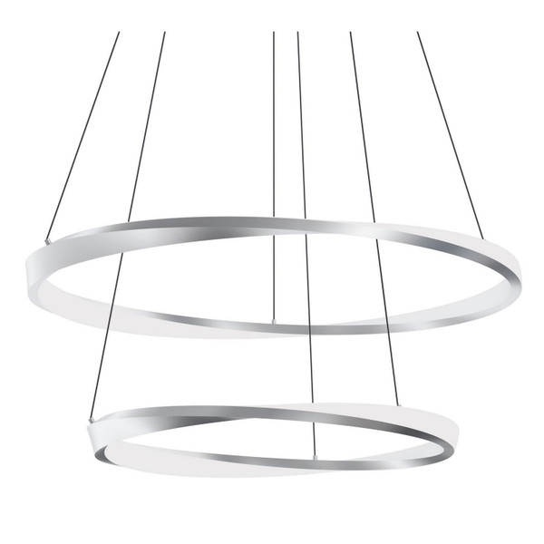 AFX Lighting - OBRP3240LAJUDSN - LED Pendant - Oberon - Satin Nickel
