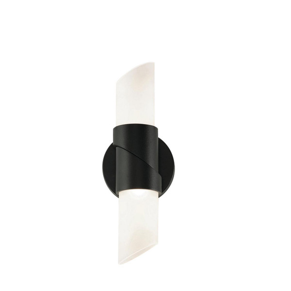 AFX Lighting - SLCS0413LAJUDBK - LED Wall Sconce - Slice - Black