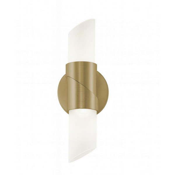 AFX Lighting - SLCS0413LAJUDLB - LED Wall Sconce - Slice - Light Antique Brass