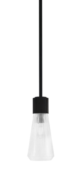 Toltec Lighting - 4801-MB-880 - One Light Mini Pendant - Everleigh - Matte Black