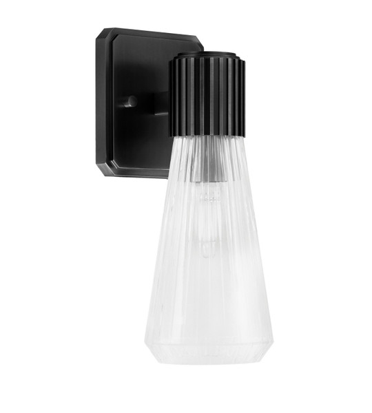 Toltec Lighting - 4821-MB-880 - One Light Wall Sconce - Everleigh - Matte Black