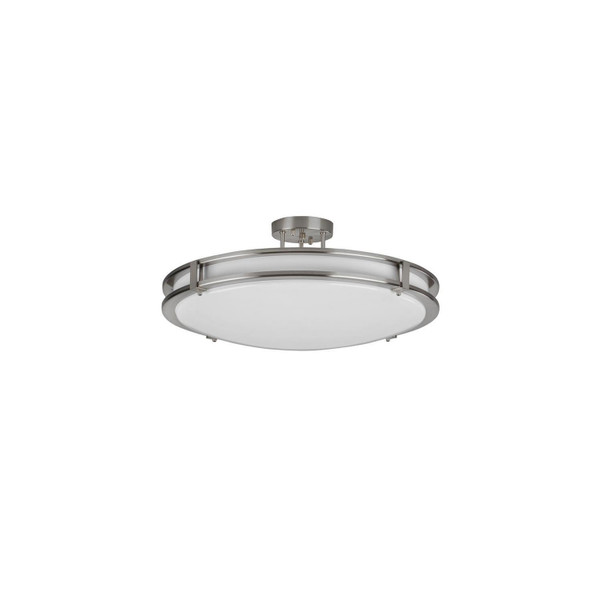 AFX Lighting - CAC14L5AJUDSN - LED Semi-Flush Mount - Carlisle - Satin Nickel