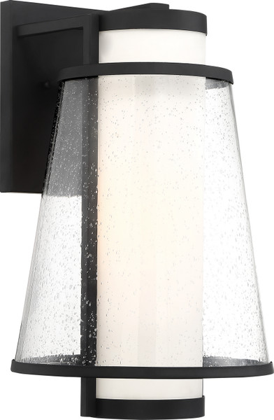 Nuvo Lighting - 60-6603 - One Light Outdoor Wall Lantern - Anau - Matte Black