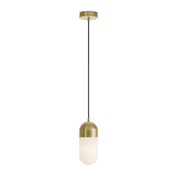 AFX Lighting - IRVP05LAJUDLB - LED Pendant - Irvine - Light Antique Brass