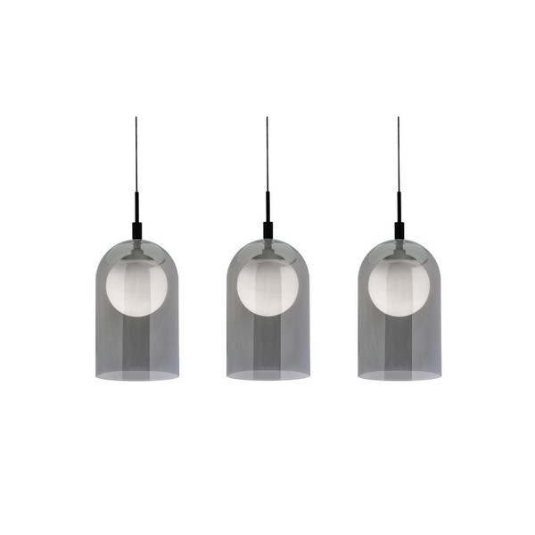 AFX Lighting - KRNP08L30D1BKLNR3 - LED Linear Pendant - Kiran - Black