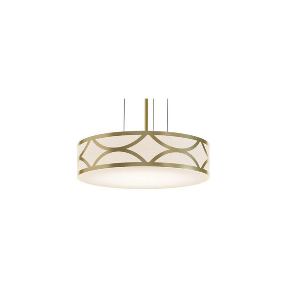 AFX Lighting - LAKP16MBGD - Three Light Pendant - Lake - Gold