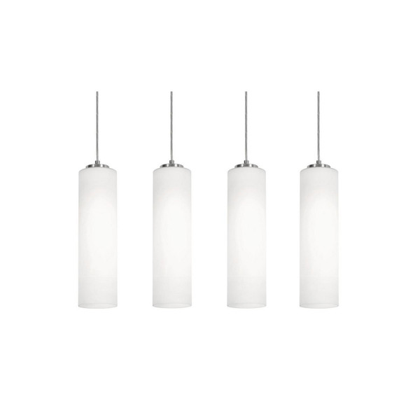 AFX Lighting - LEOP0412MBSNLNR4 - Four Light Linear Pendant - Leo - Satin Nickel