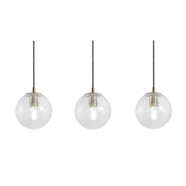 AFX Lighting - PLAP07MBLBLNR3 - Three Light Linear Pendant - Palla - Light Antique Brass