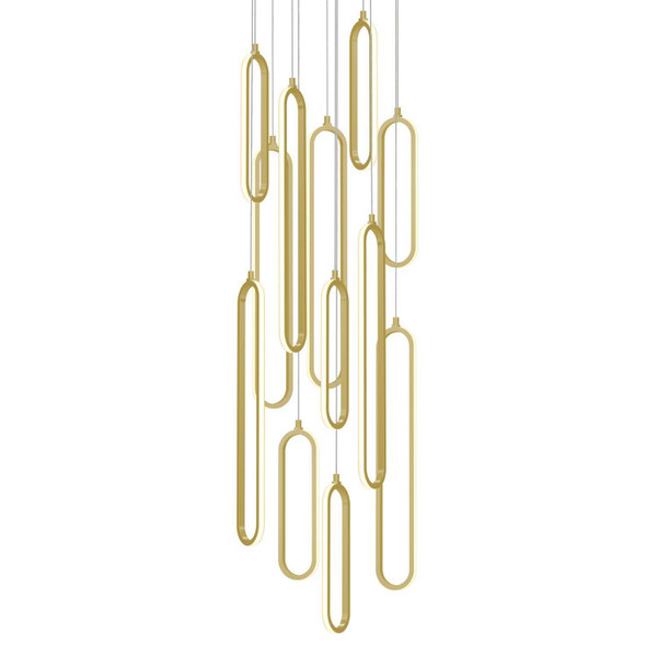 AFX Lighting - SIEP99LAJD1GDRND12 - LED Pendant - Sienna - Gold