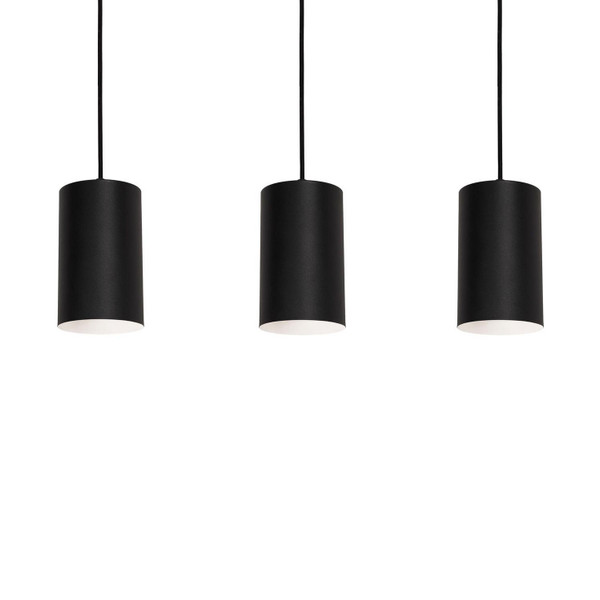 AFX Lighting - TYKP04MBBKLNR3 - Three Light Linear Pendant - Tyke - Black