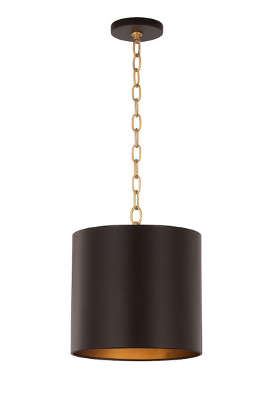 Varaluz - 323P03DBFG - Three Light Pendant - Cannery - Dark Bronze / French Gold
