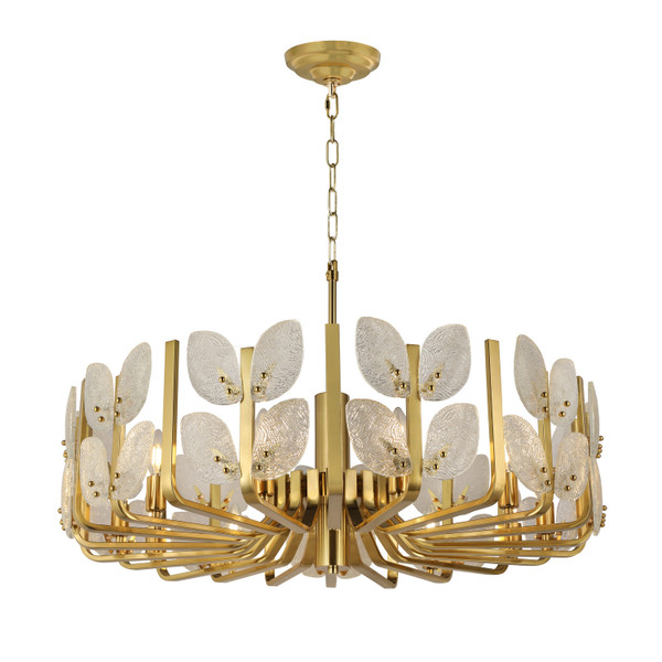 Varaluz - 577C11SB - 11 Light Chandelier - Brass Tax - Satin Brass