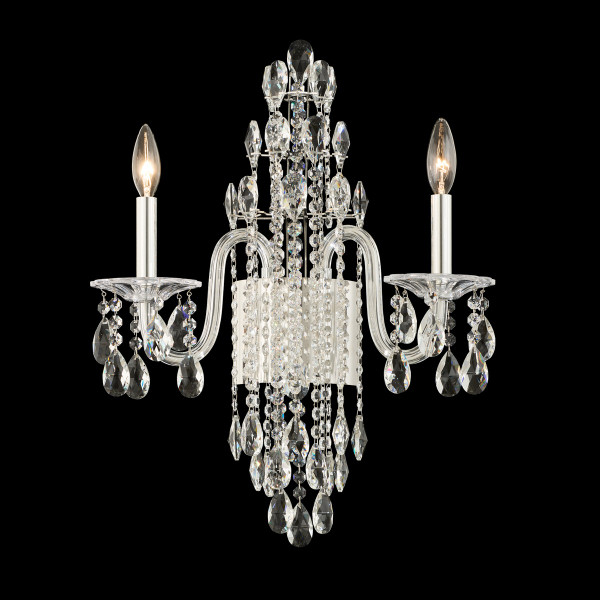 Schonbek - S93502-22R - Two Light Wall Sconce - Rainier - Heirloom Gold