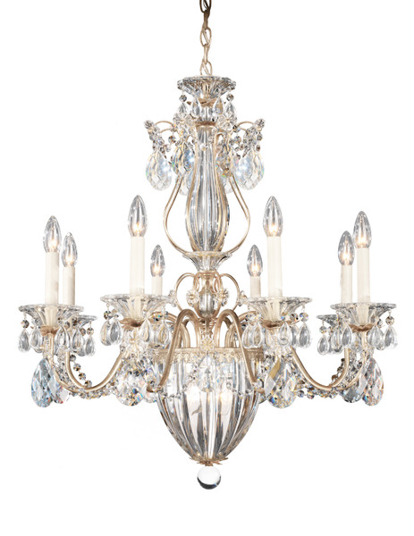 Schonbek - 1248-48R - 11 Light Chandelier - Bagatelle - Antique Silver