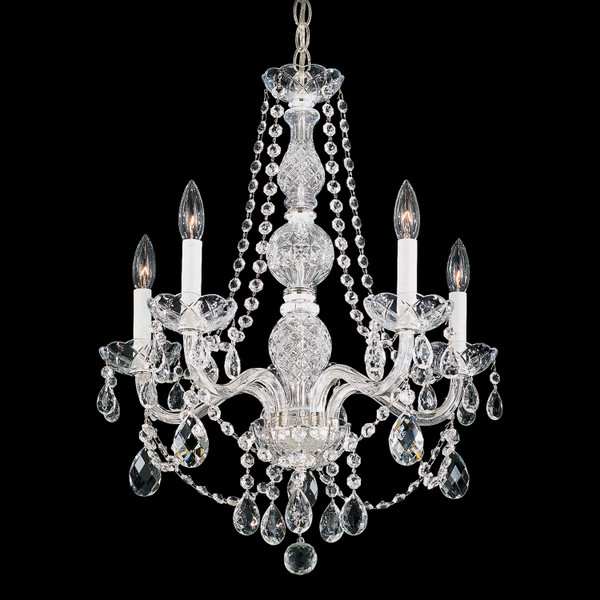 Schonbek - 1302-40H - Five Light Chandelier - Arlington - Polished Silver