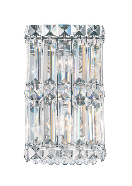 Schonbek - 2235O - Two Light Wall Sconce - Quantum - Polished Stainless Steel