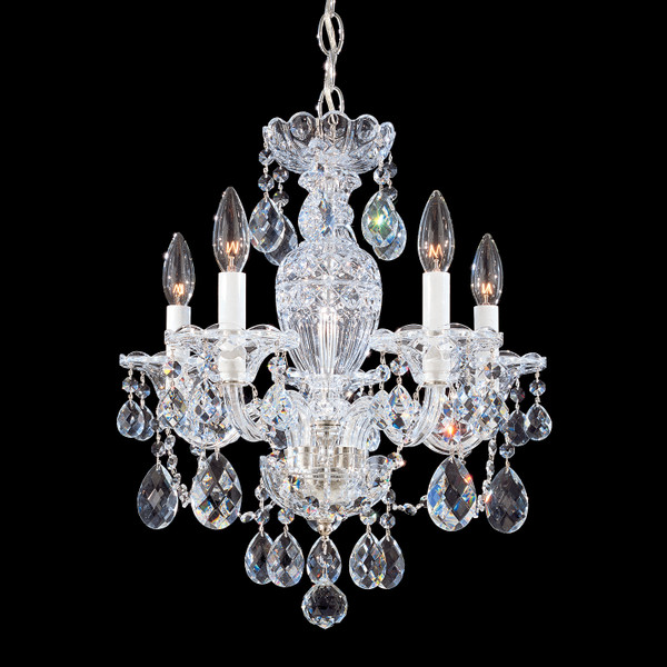 Schonbek - 2999-40R - Five Light Chandelier - Sterling - Polished Silver