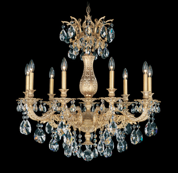 Schonbek - 5679-83R - Nine Light Chandelier - Milano - Florentine Bronze