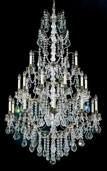 Schonbek - 5782-23H - 25 Light Chandelier - Bordeaux - Etruscan Gold