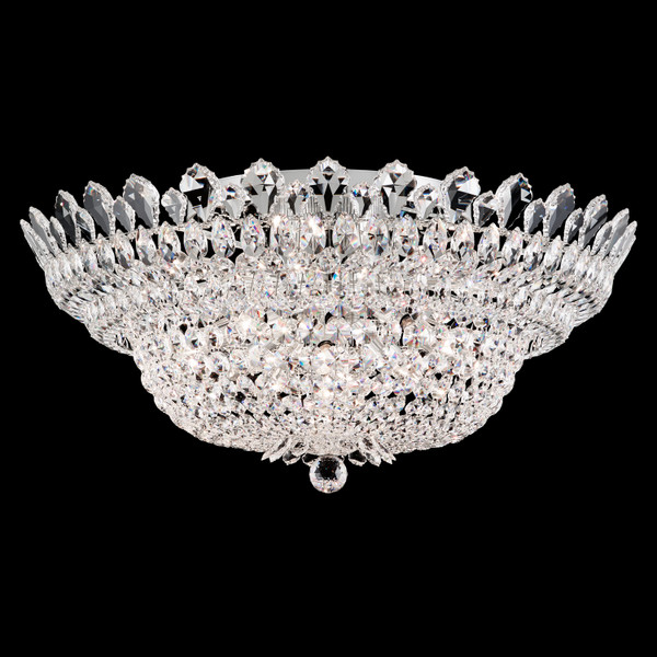 Schonbek - 5877H - 23 Light Semi-Flush Mount - Trilliane - Polished Stainless Steel