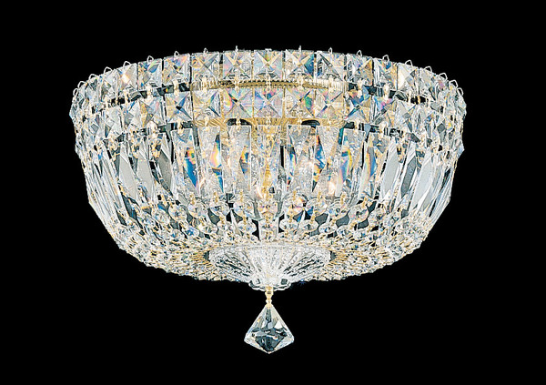 Schonbek - 5892-211R - Five Light Semi-Flush Mount - Petit Crystal Deluxe - Aurelia