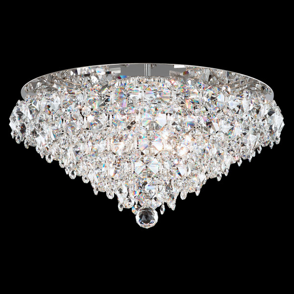 Schonbek - BN1424N-401R - Six Light Flush Mount - Baronet - Polished Stainless Steel