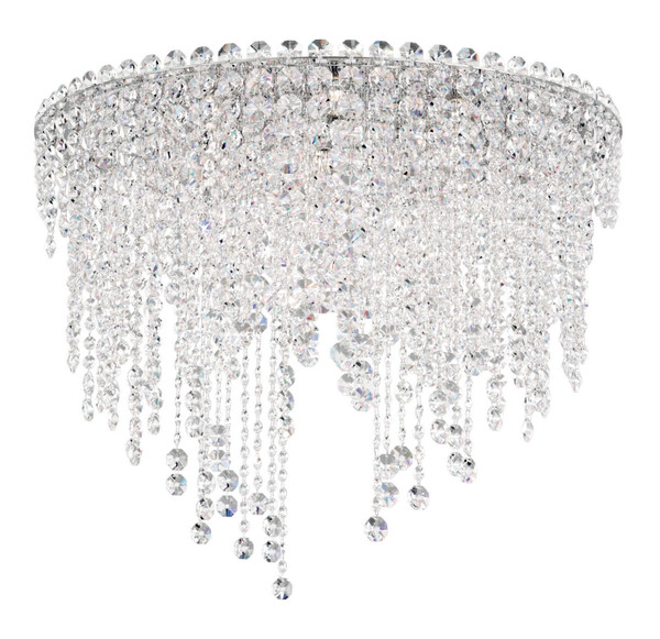 Schonbek - CH2401N-401O - Six Light Semi-Flush Mount - Chantant - Polished Stainless Steel