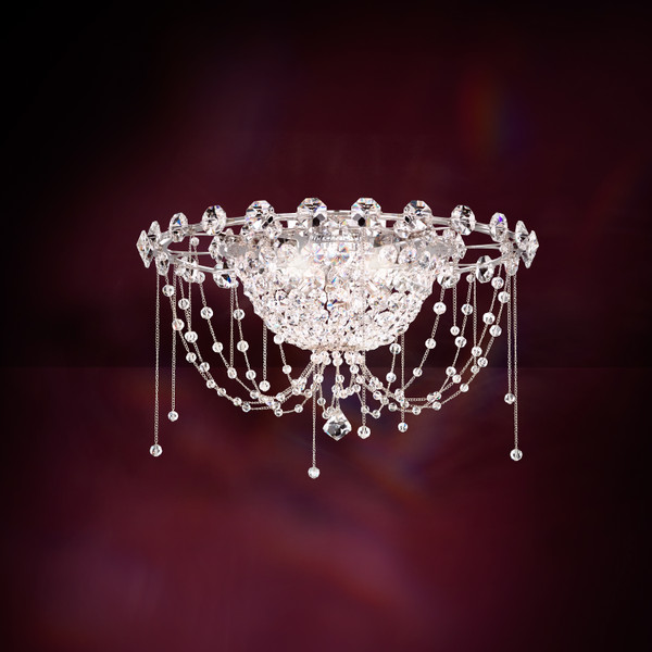 Schonbek - CM8419N-401A - Four Light Flush Mount - Chrysalita - Stainless Steel